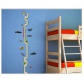 Racing track Growth Chart Wall Sticker